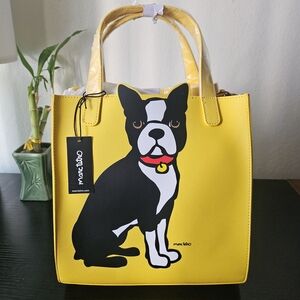 Marc Tetro Vibrant Yellow Dog Tote
